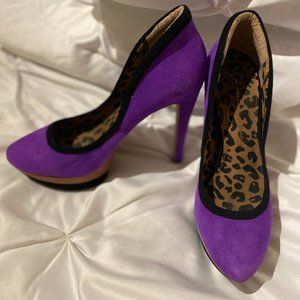 Jessica Simpson Suede Platform Heels
